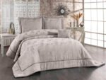 Ester Yatak Örtüsü Gri