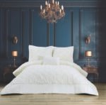 Flore Yatak Örtüsü Ekru